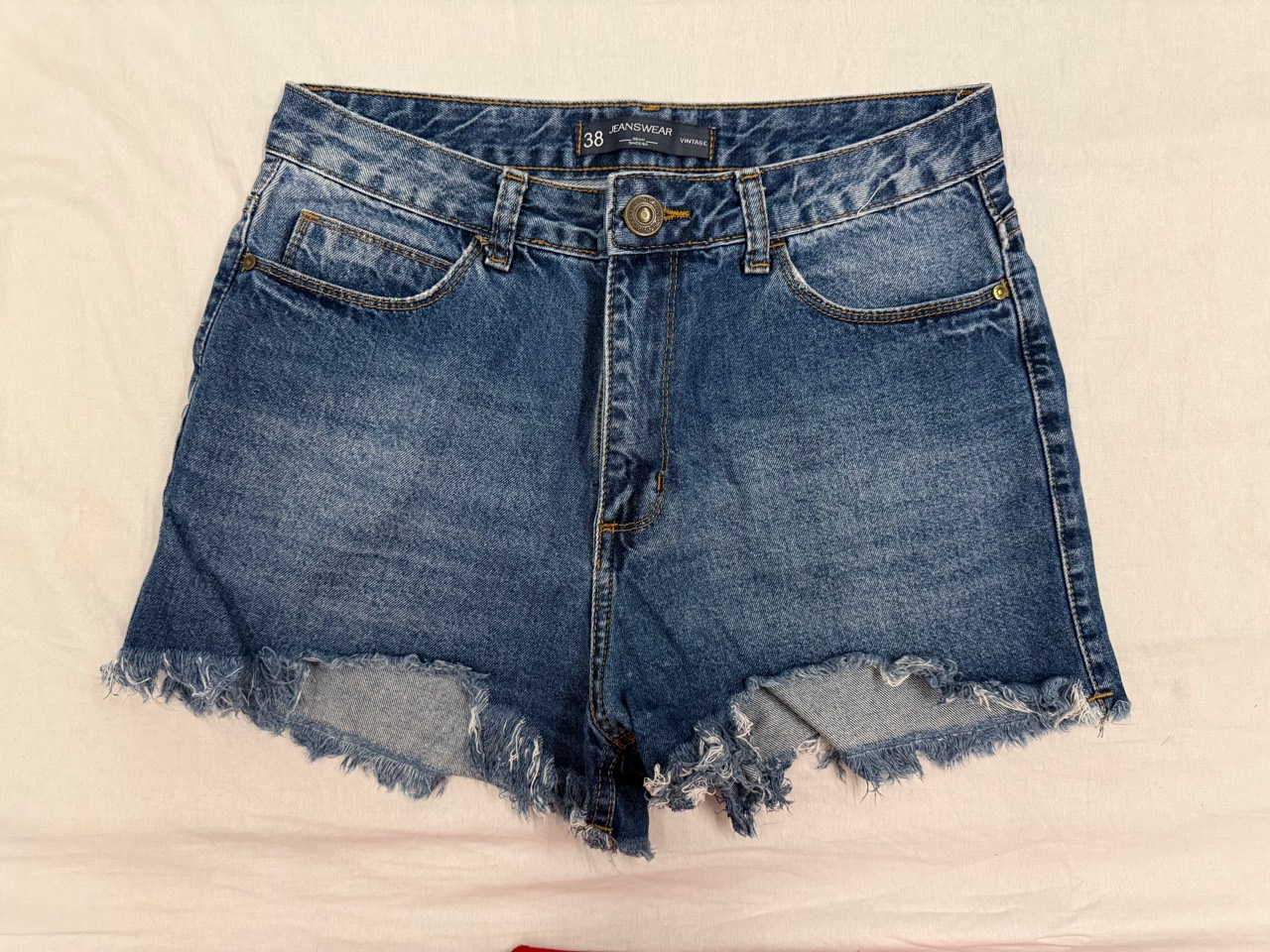 Short jeans azul destroyed — foto 2