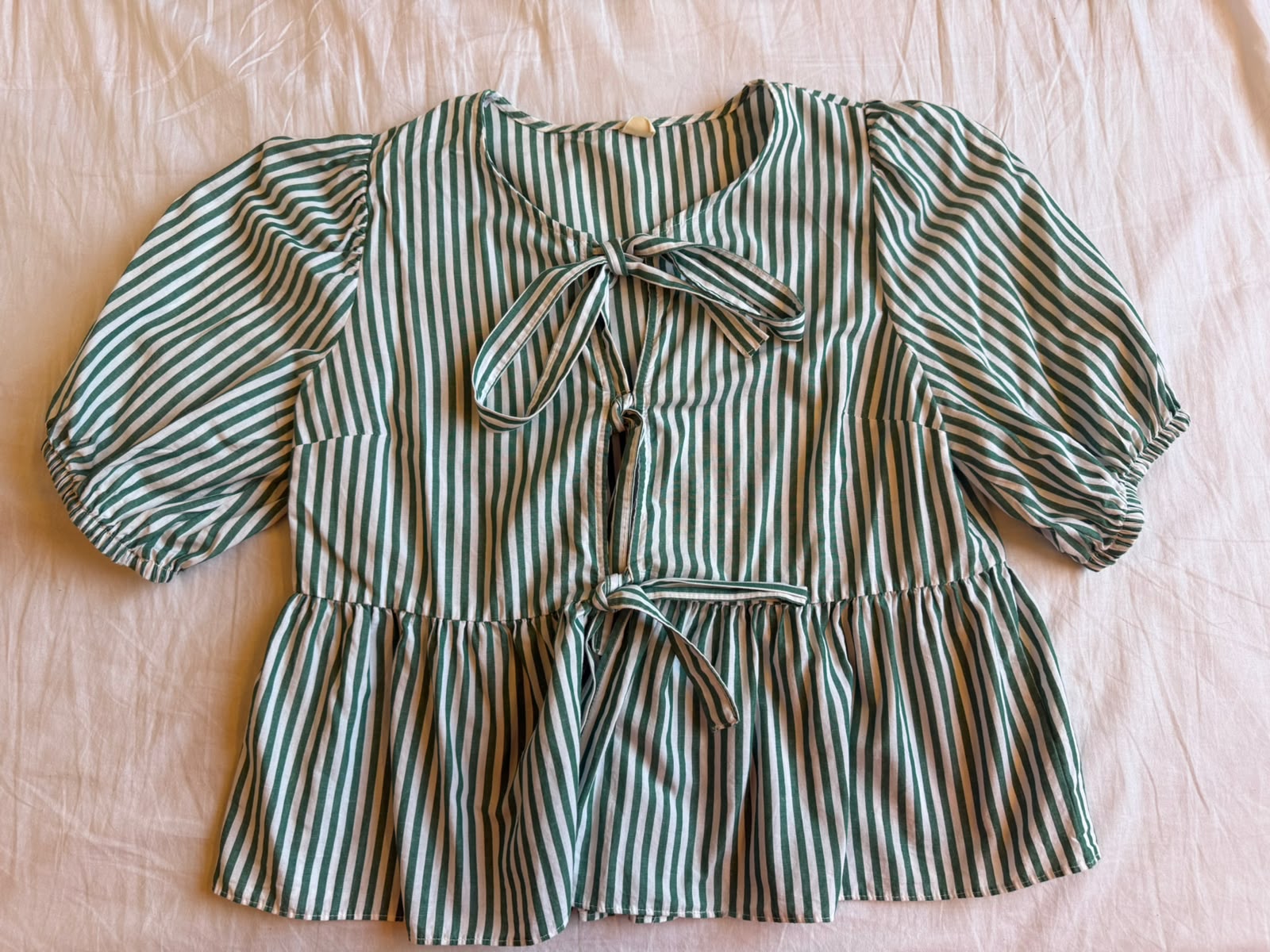 Camisa bata verde Renner — foto 1