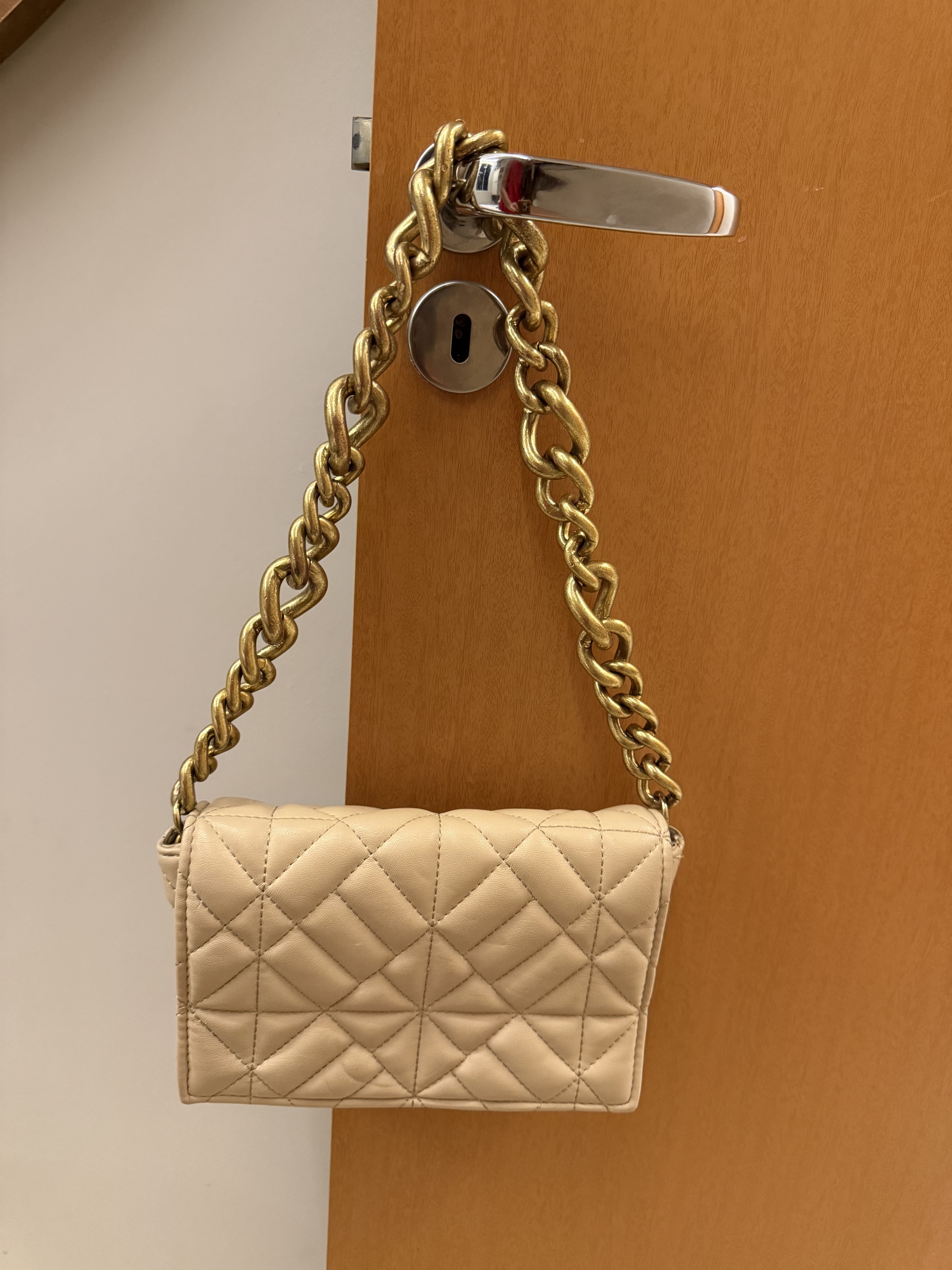 Bolsa bege ZARA — foto 2