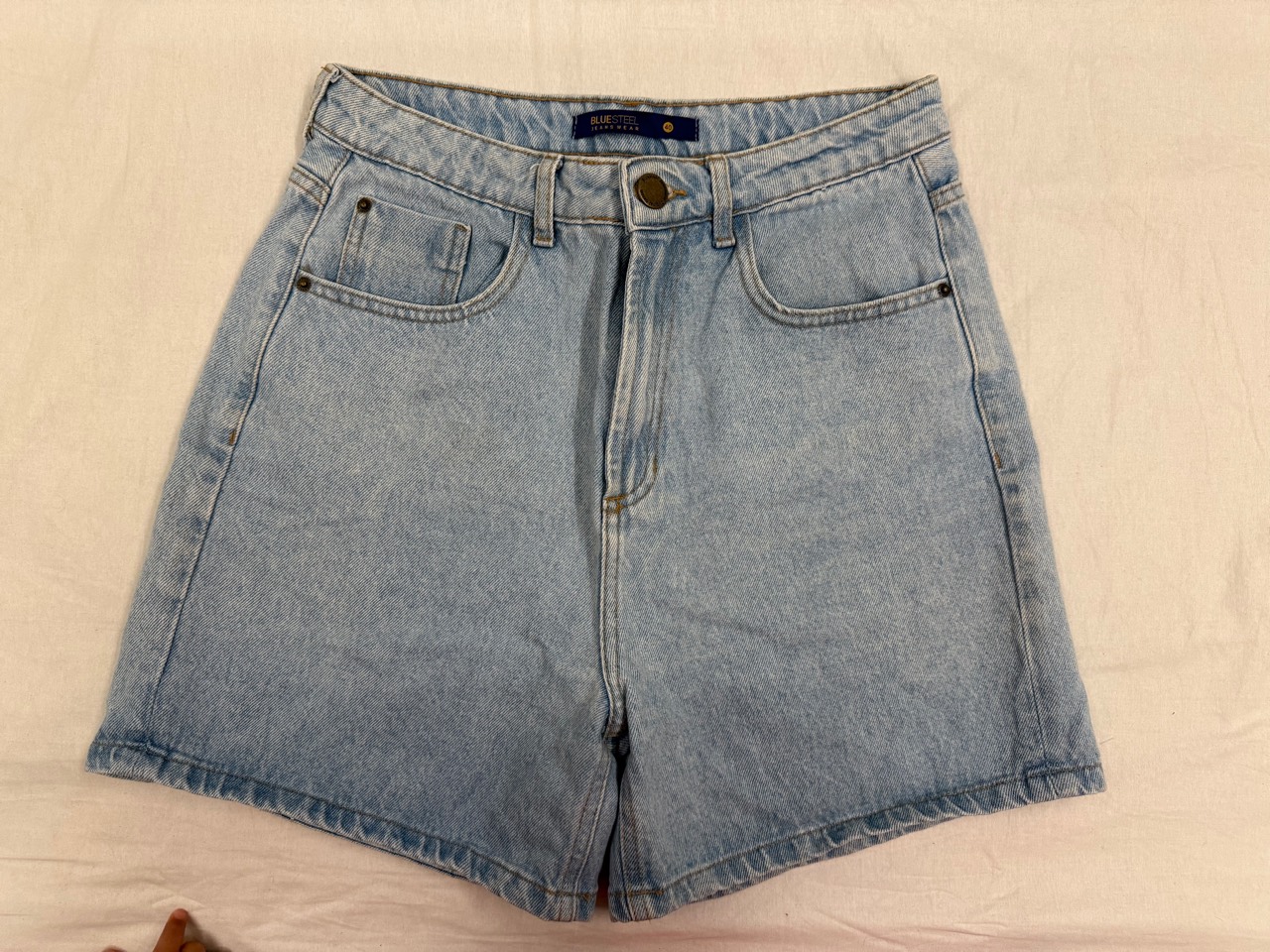 Short jeans azul-claro — foto 3
