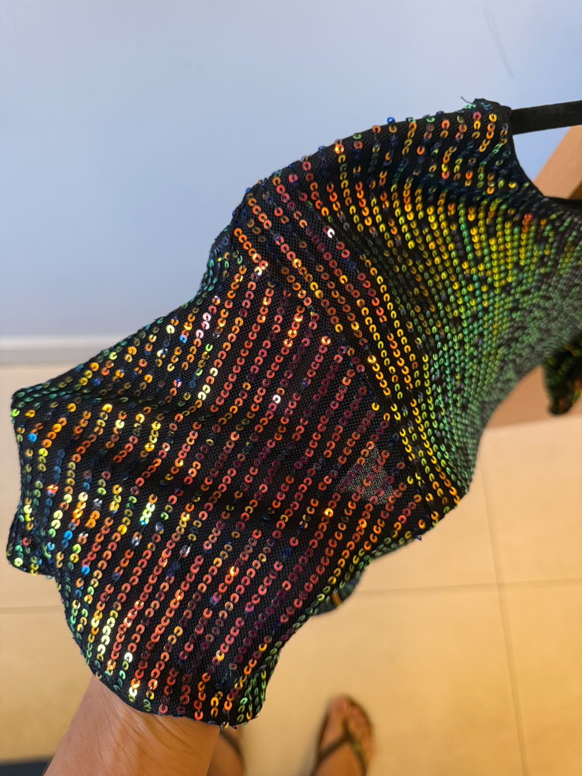 Cropped de lantejoulas SHEIN — foto 2
