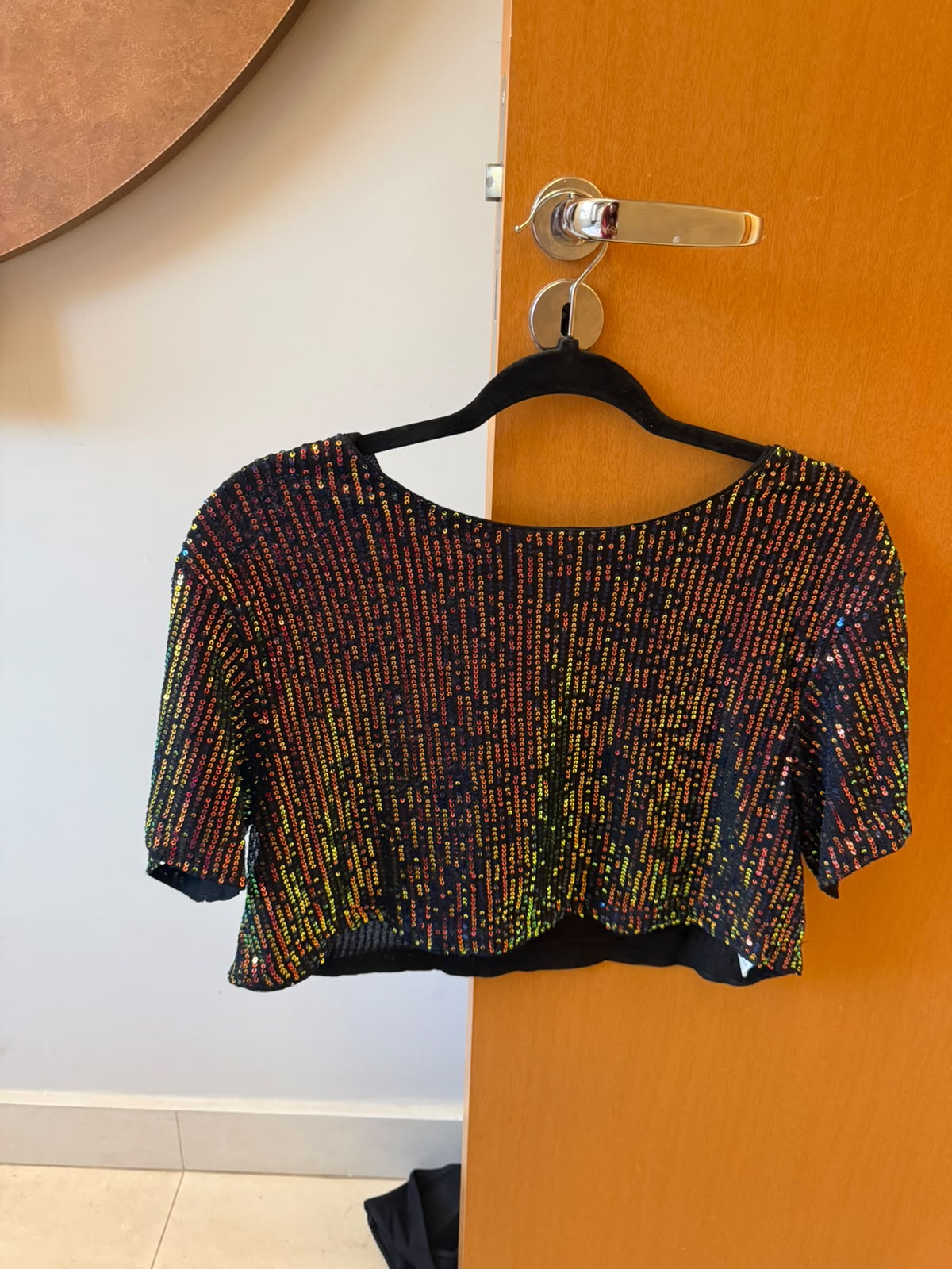 Cropped de lantejoulas SHEIN — foto 1