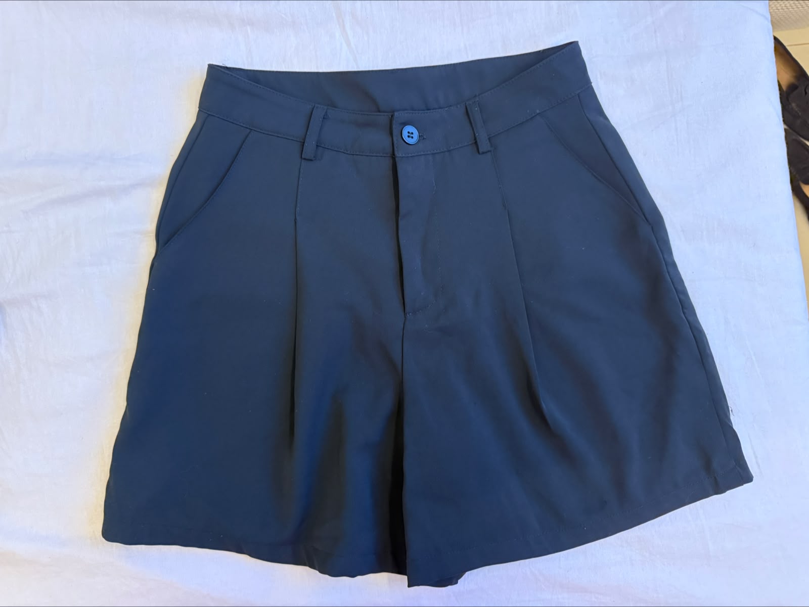 Short alfaiataria azul marinho Dazy — foto 1